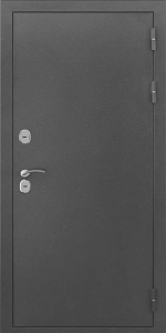 Товар Дверь ДвериПРО L-Термо серебро Алиса (16мм, ПВХ софт грей, зеркало) DPRO195340