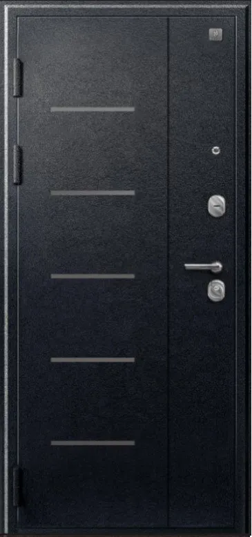 Товар Дверь V-05 Черный муар - Лиственница светлая DIS007346