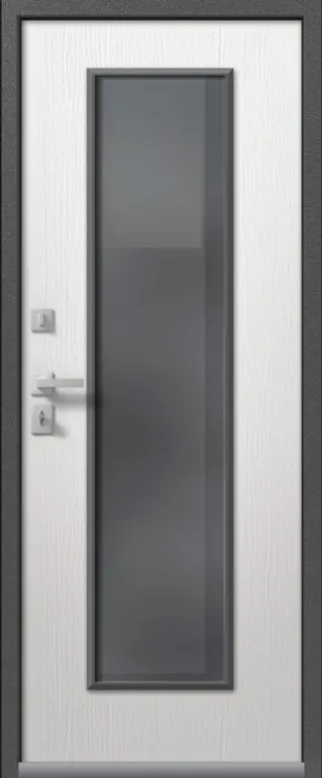 Товар Дверь Термо Premium 2 Антрацит Муар - Софт Ясень Белый DIS007384